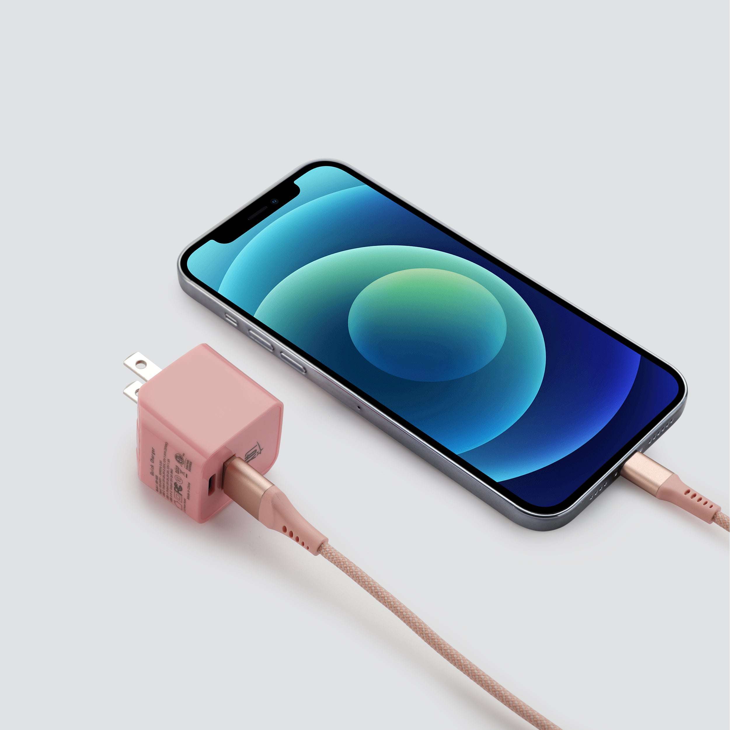 Dual Port Fast Travel Wall Charger USB-20W USB-C and USB-A