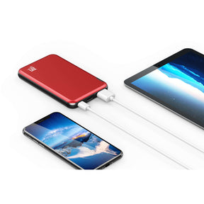 7200mAh Aluminum Power Bank with USB-C Charging Port