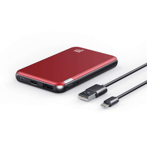 7200mAh Aluminum Power Bank with USB-C Charging Port