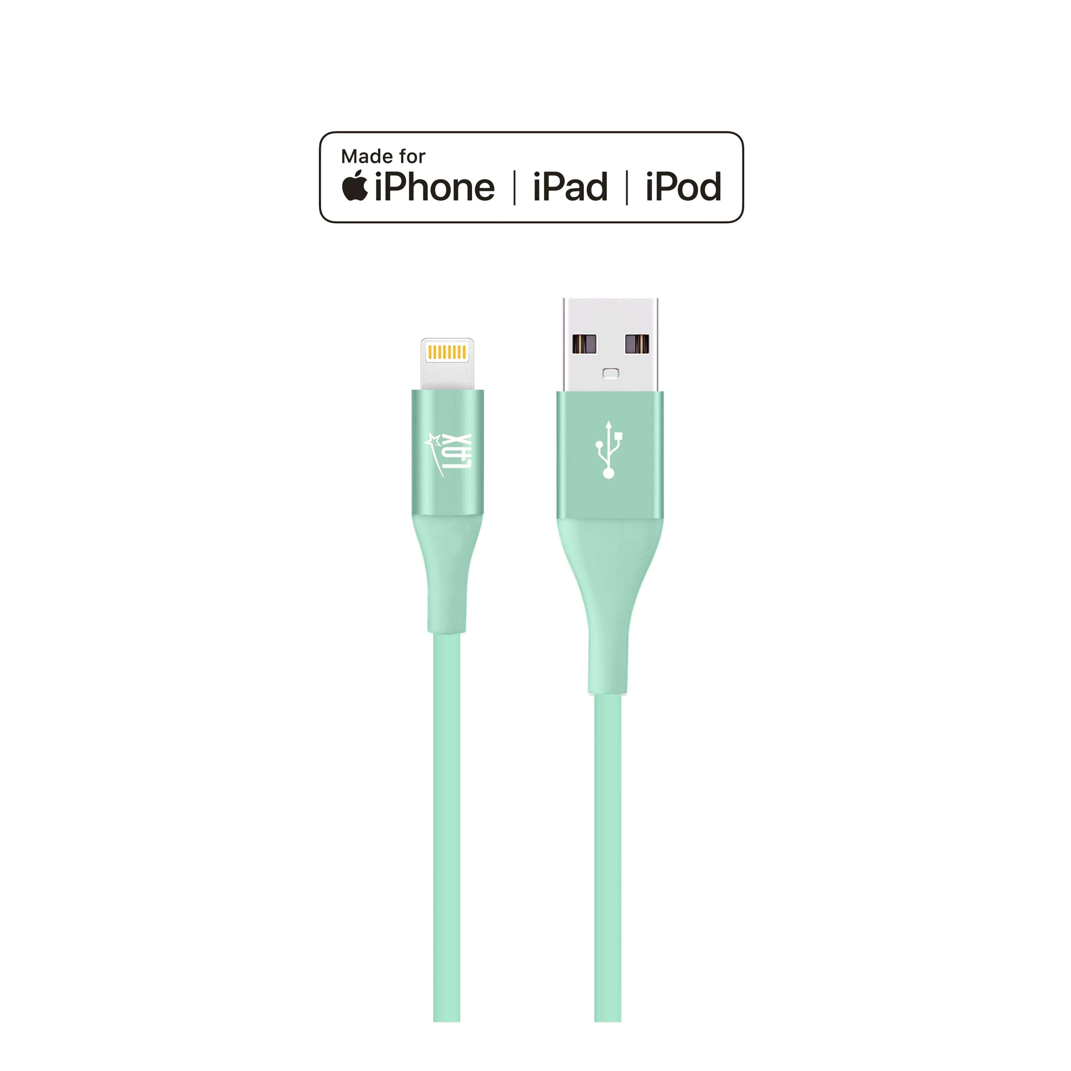 Braided Nylon Slim Cable for iPhone, iPad, Airpods