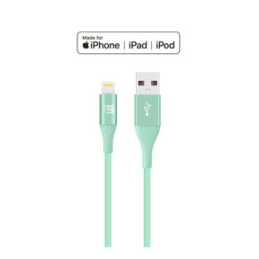 Apple MFi Certified Braided Nylon Lightning Slim Cable for iPhone, iPad, Airpods