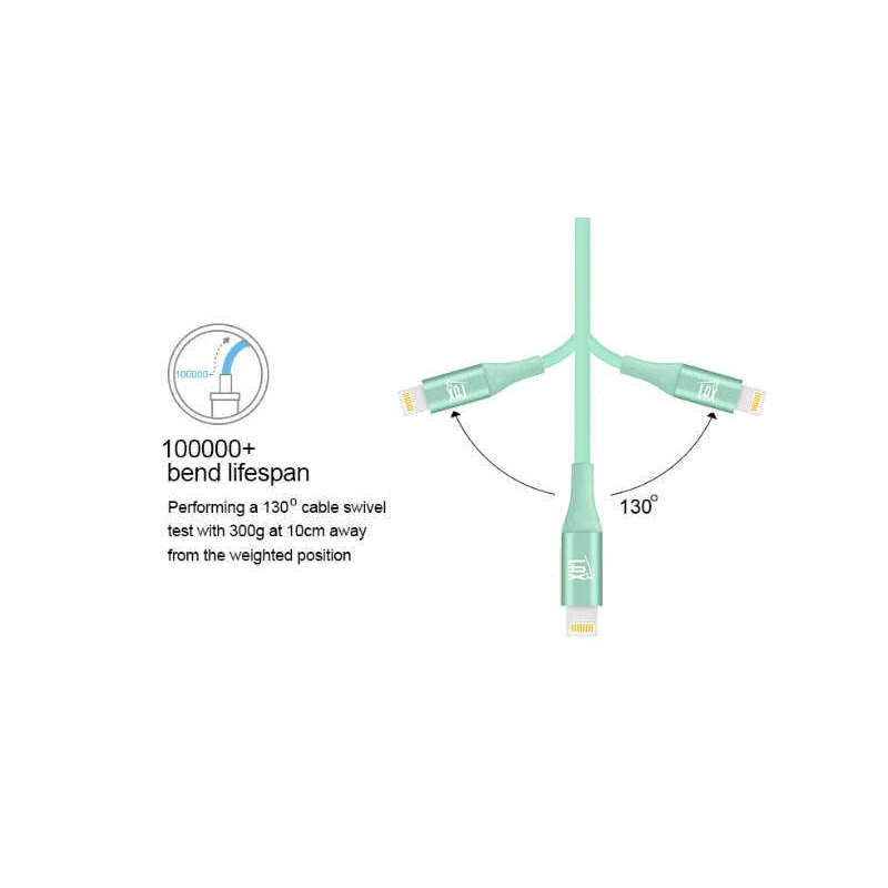 Braided Nylon Slim Cable for iPhone, iPad, Airpods