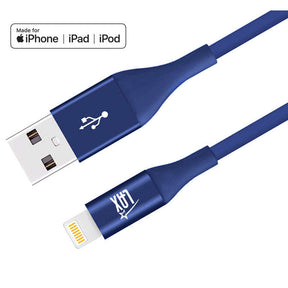 Apple MFi Certified Braided Nylon Lightning Slim Cable for iPhone, iPad, Airpods