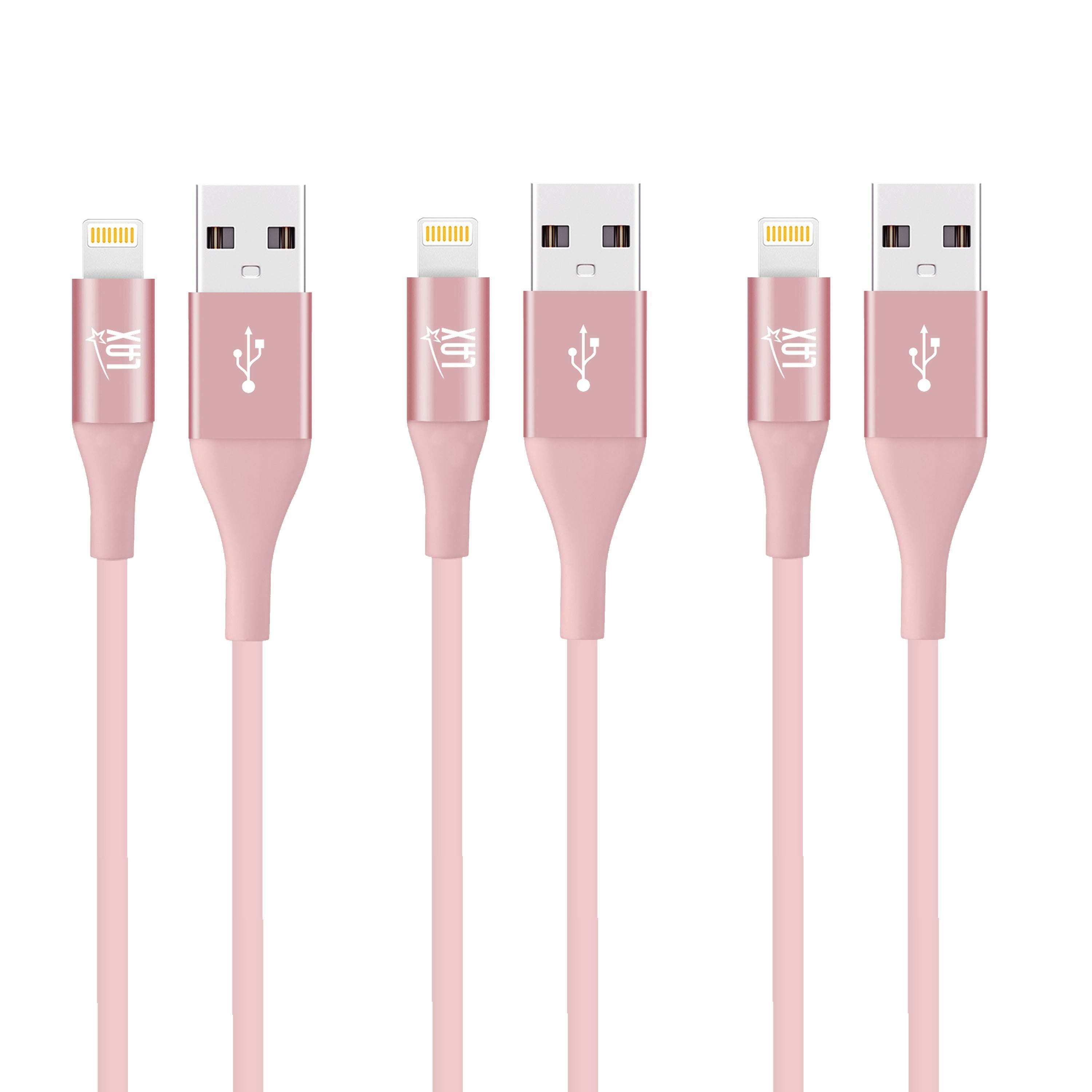 Braided Nylon Slim Cable for iPhone, iPad, Airpods