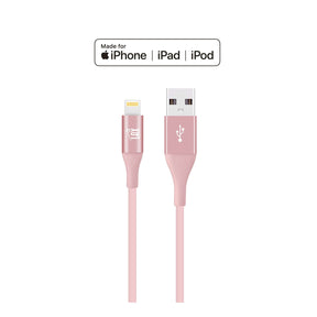 Apple MFi Certified Braided Nylon Lightning Slim Cable for iPhone, iPad, Airpods