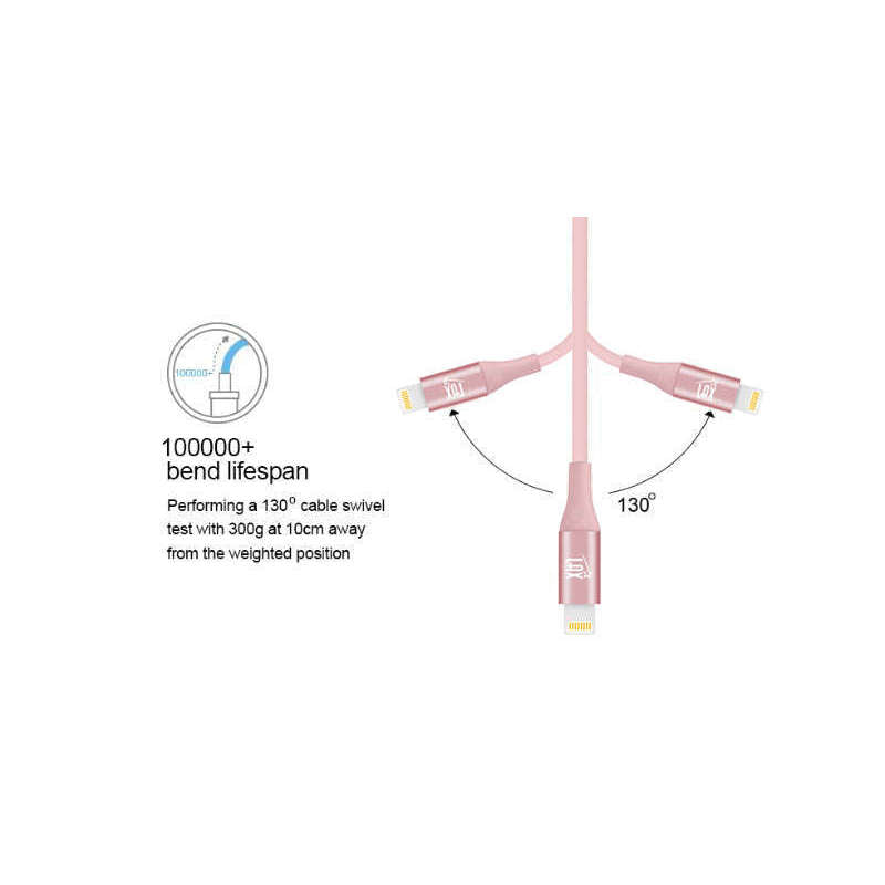 Braided Nylon Slim Cable for iPhone, iPad, Airpods