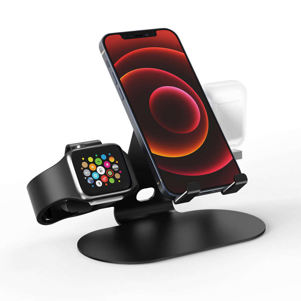 Aluminum 3-in-1 Apple Charging Dock for all Smart Products
