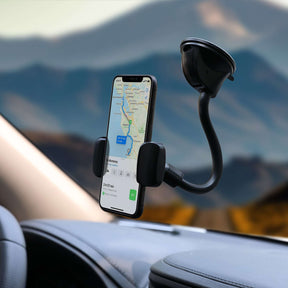Strong & Long Gooseneck Phone Mount for Car