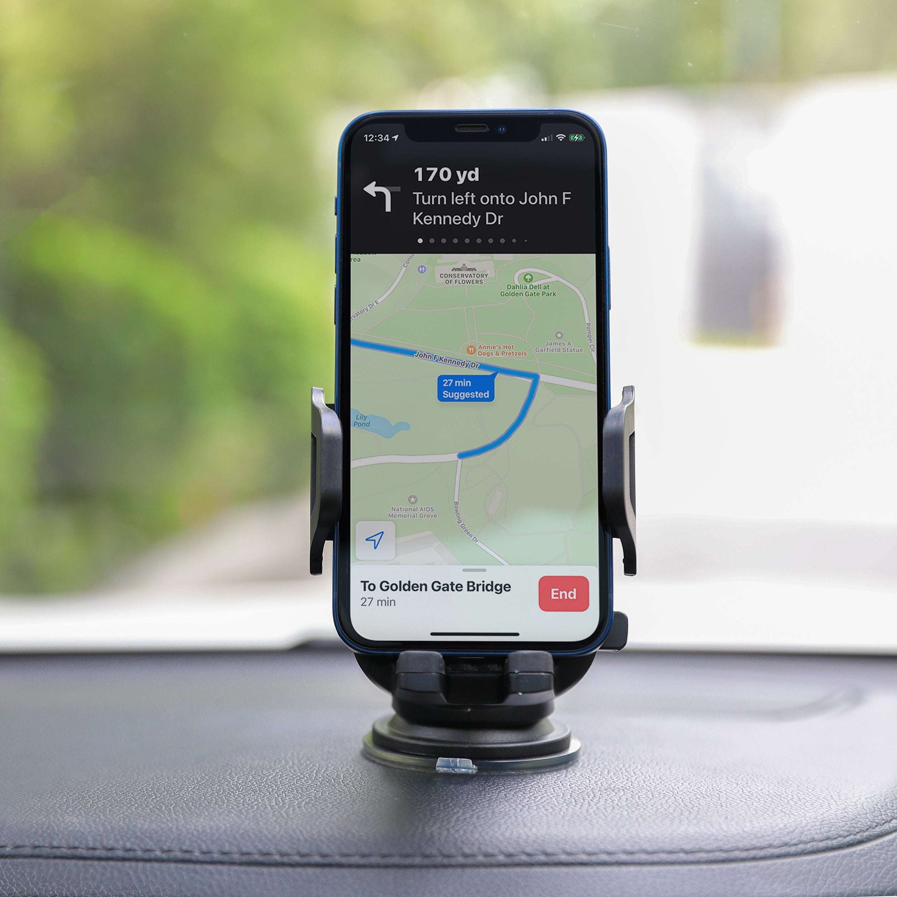 Lax Gadgets Extendable Cradle Car Mount for Smartphones