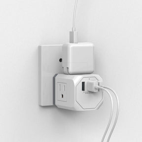Multi-Plug Surge Protector with 3 Wall Outlets & 3 USB Ports