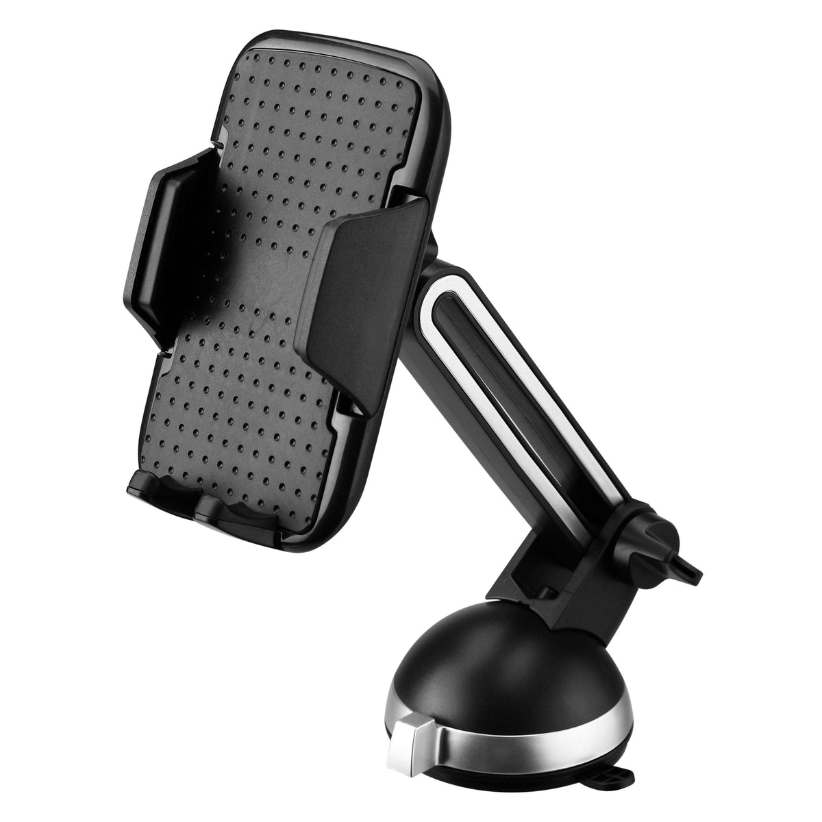 Cradle-Type Phone Car Mount with Powerful Suction Cup, Adjustable Arm & Joint