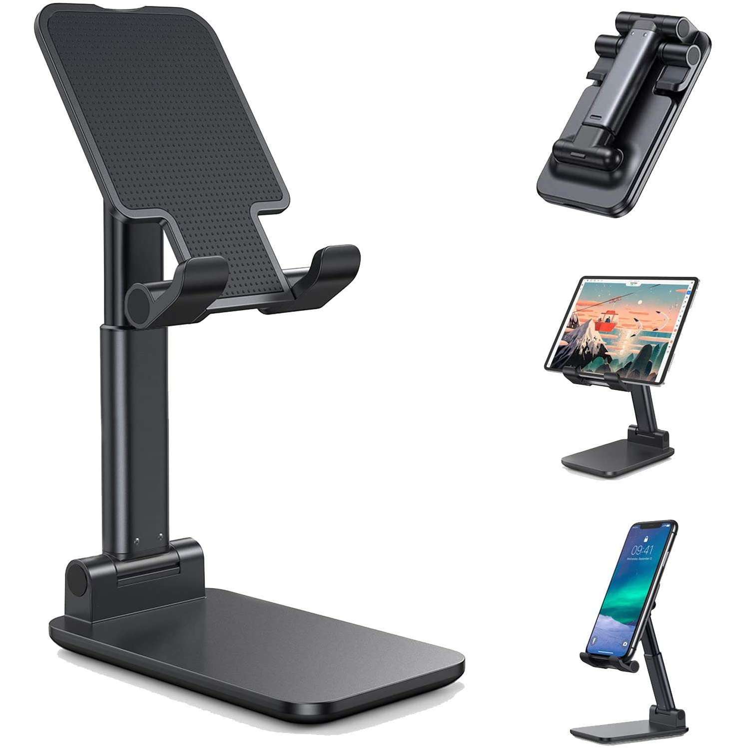 Adjustable Stand for Tablets & Smartphones - Foldable Stand