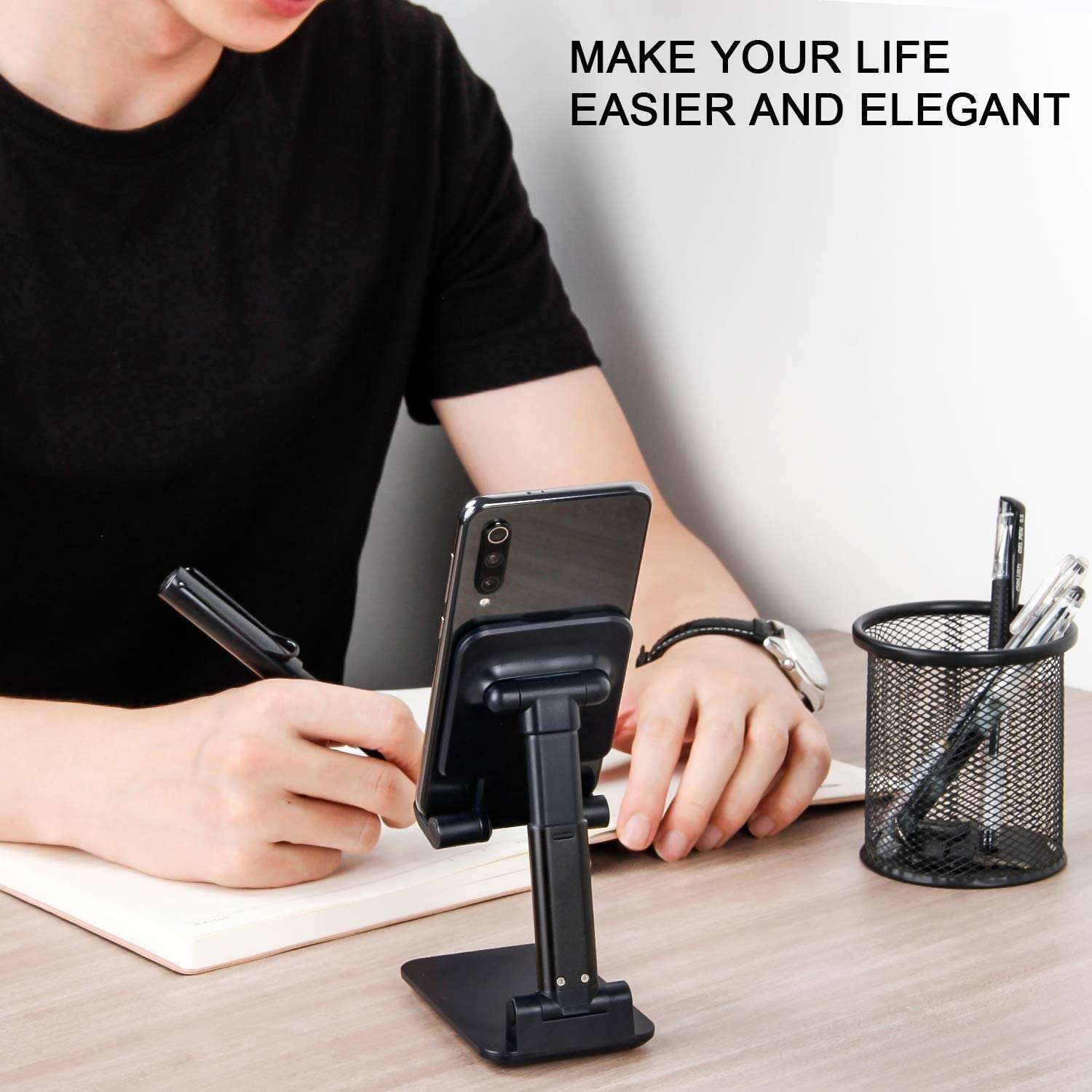 Adjustable Stand for Tablets & Smartphones - Foldable Stand