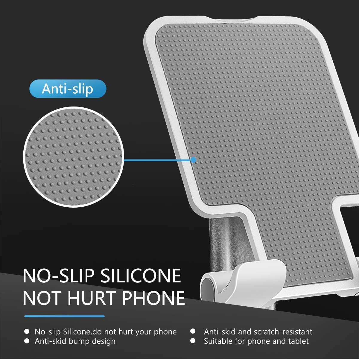 Adjustable Stand for Tablets & Smartphones - Foldable Stand