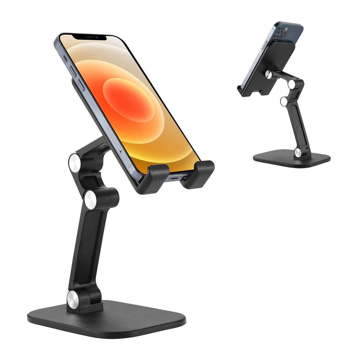 Angle Height Adjustable Stand for Tablets & Phones - Foldable Desk Stand