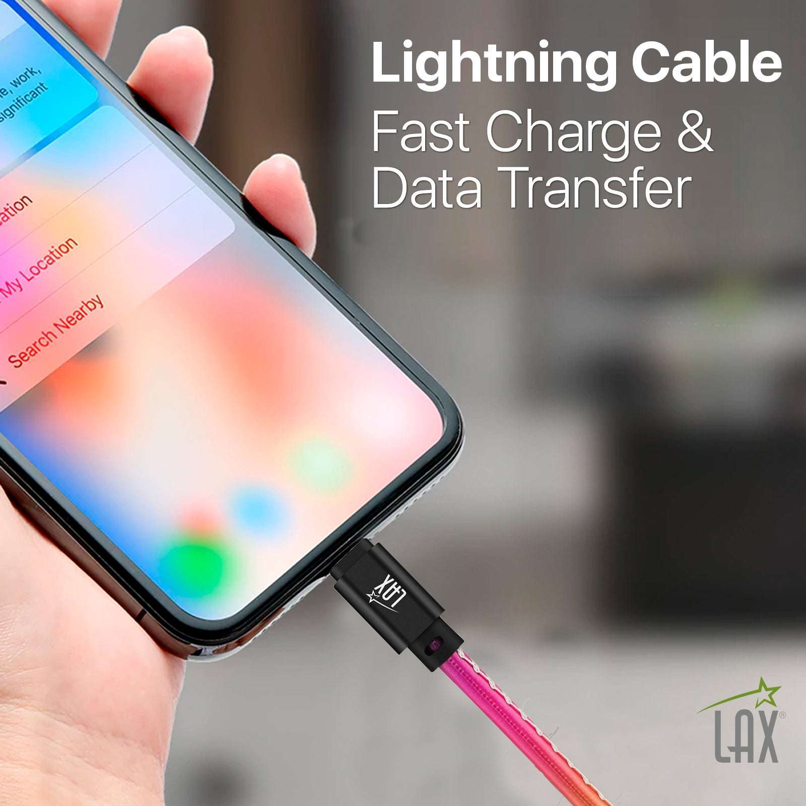 USB to iPhone Compatible Cable - Premium Vegan Leather