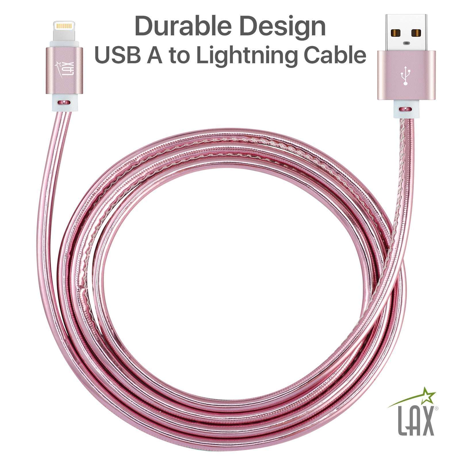 USB to iPhone Compatible Cable - Premium Vegan Leather
