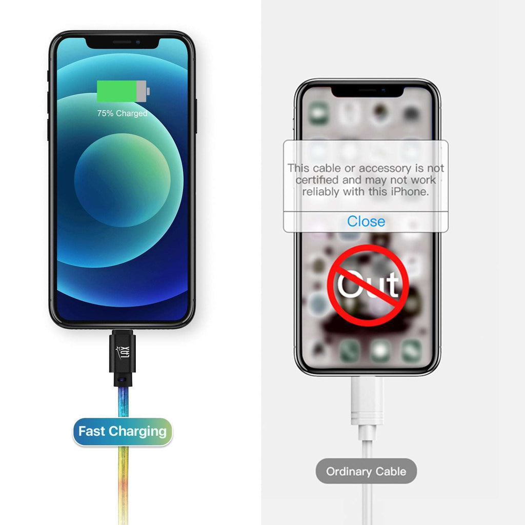 USB to iPhone Compatible Cable - Premium Vegan Leather