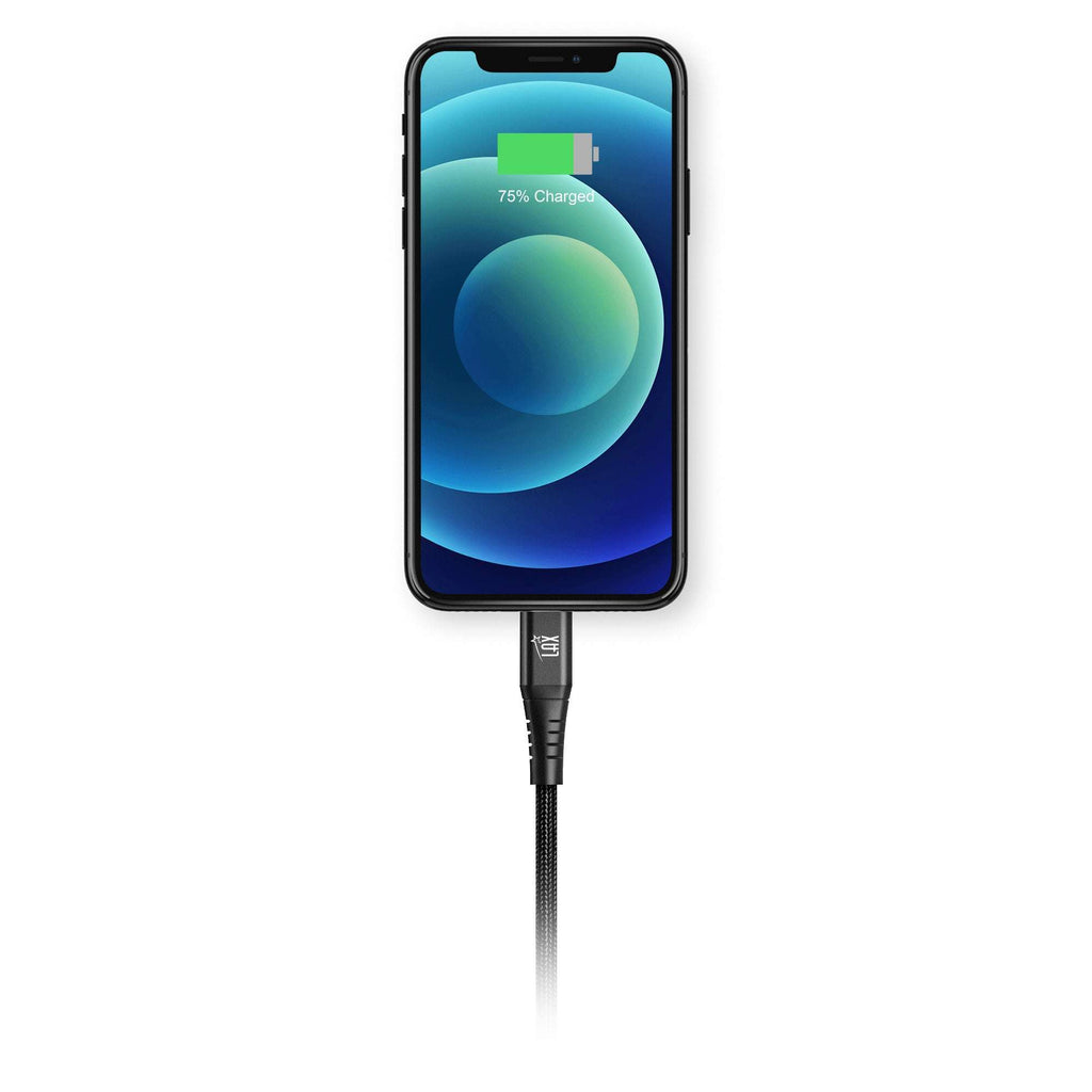 Nylon Braided Fast USB-C to iPhone Compatible Cable - High Data Sync