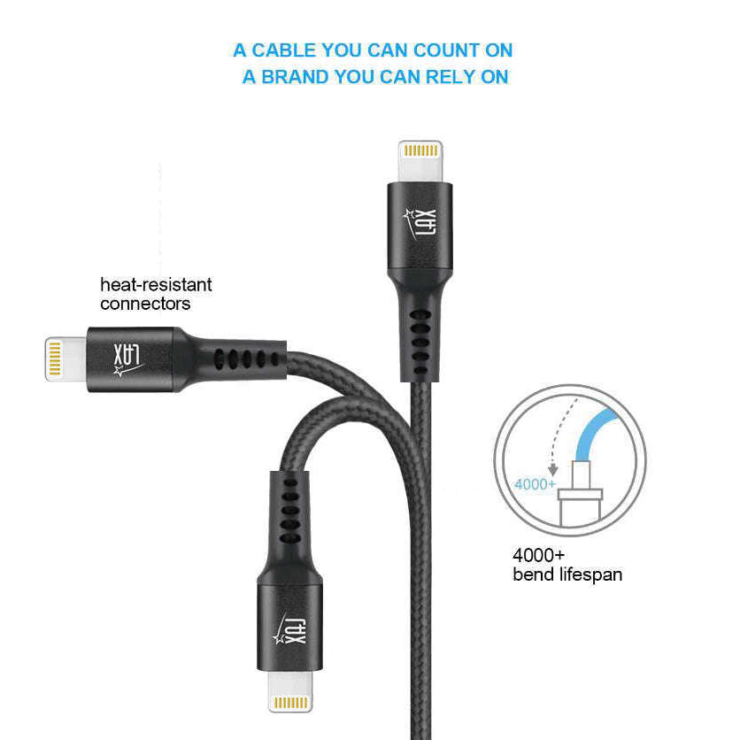 Durable Braided iPhone Compatible Charging Cable