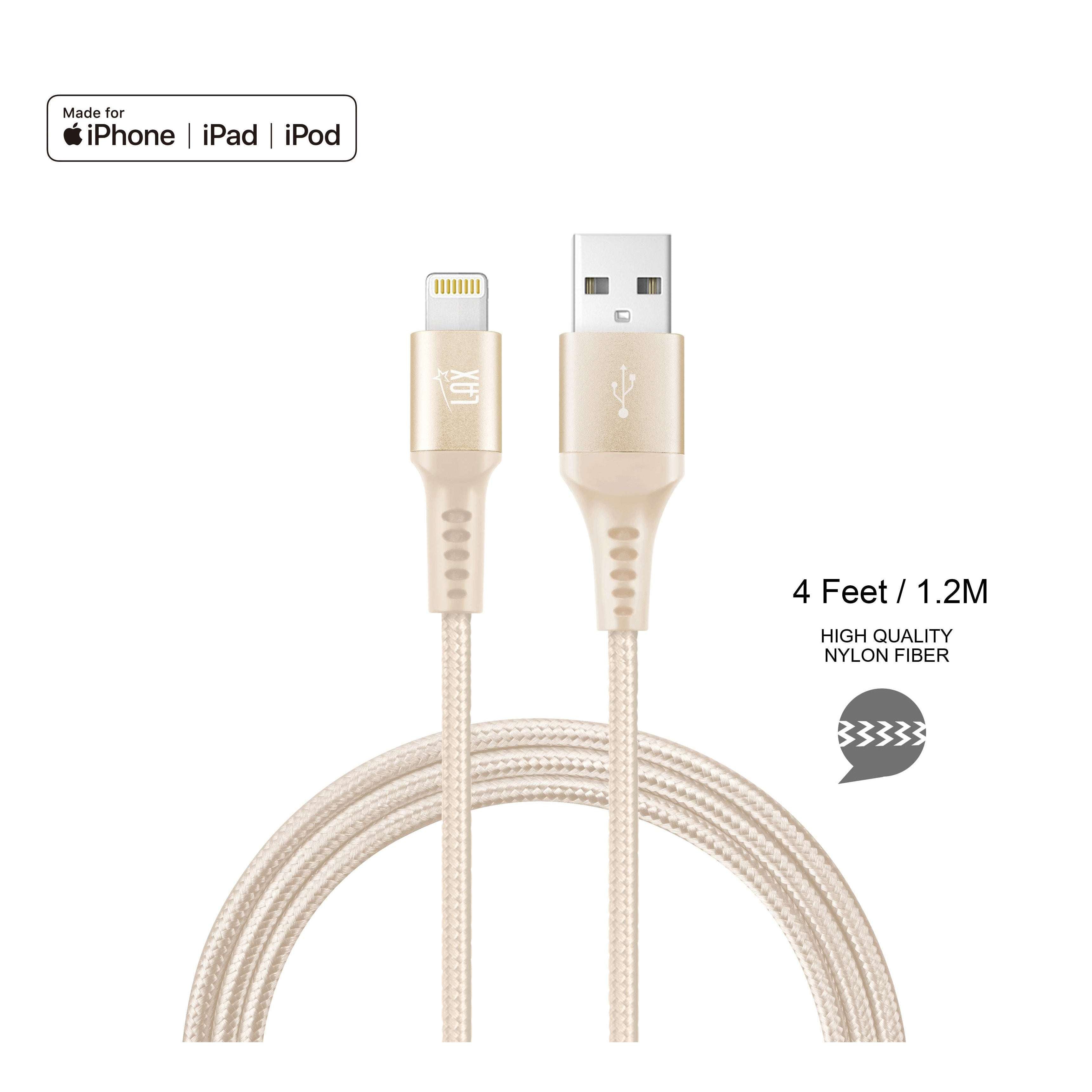 Durable Braided iPhone Compatible Charging Cable