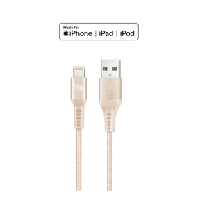 Apple MFI Certified Durable Braided Lightning Charging Cable for iPhone