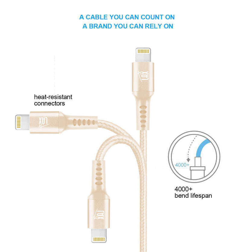 Durable Braided iPhone Compatible Charging Cable