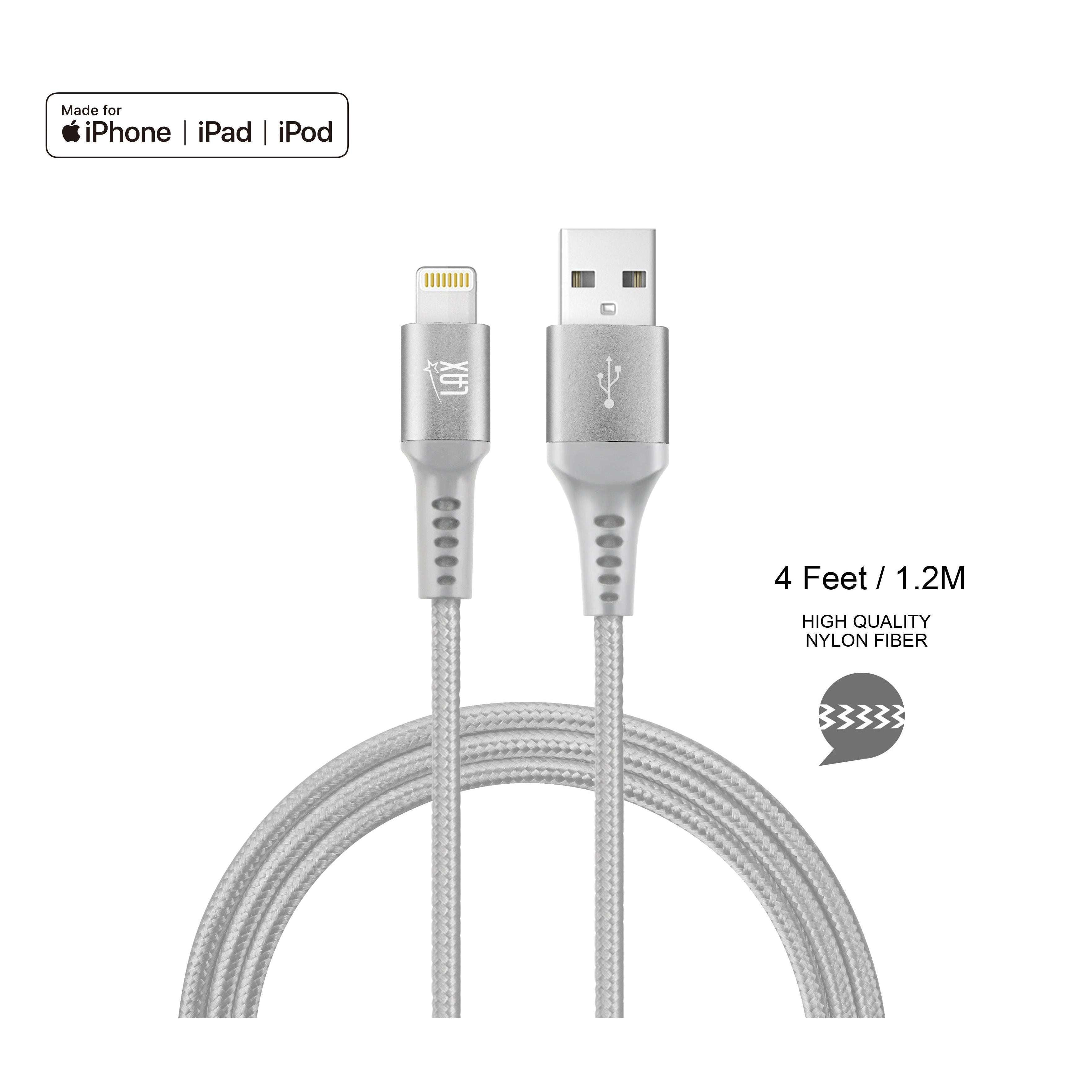 Durable Braided iPhone Compatible Charging Cable