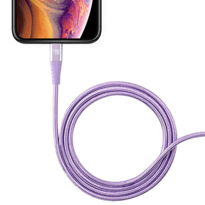 Apple MFI Certified Durable Braided Lightning Charging Cable for iPhone