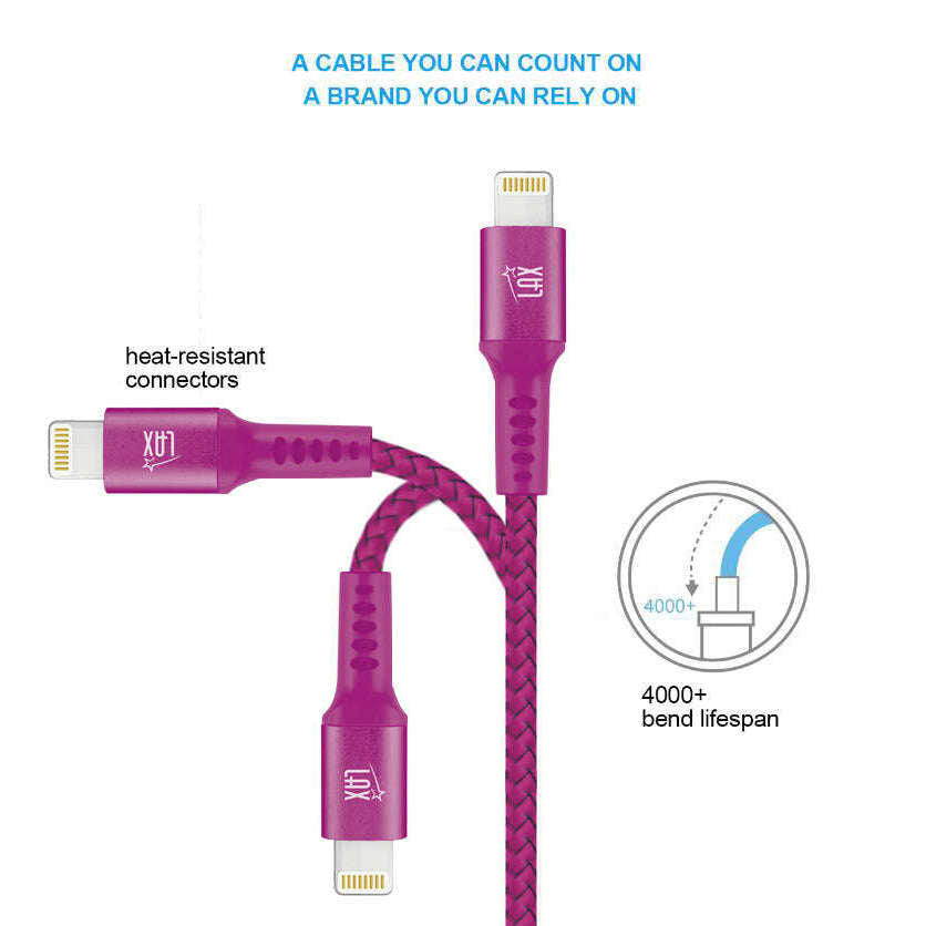 Durable Braided iPhone Compatible Charging Cable