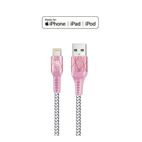 Apple MFI Certified Durable Braided Lightning Charging Cable for iPhone