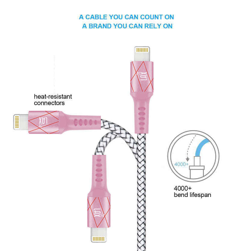 Durable Braided iPhone Compatible Charging Cable