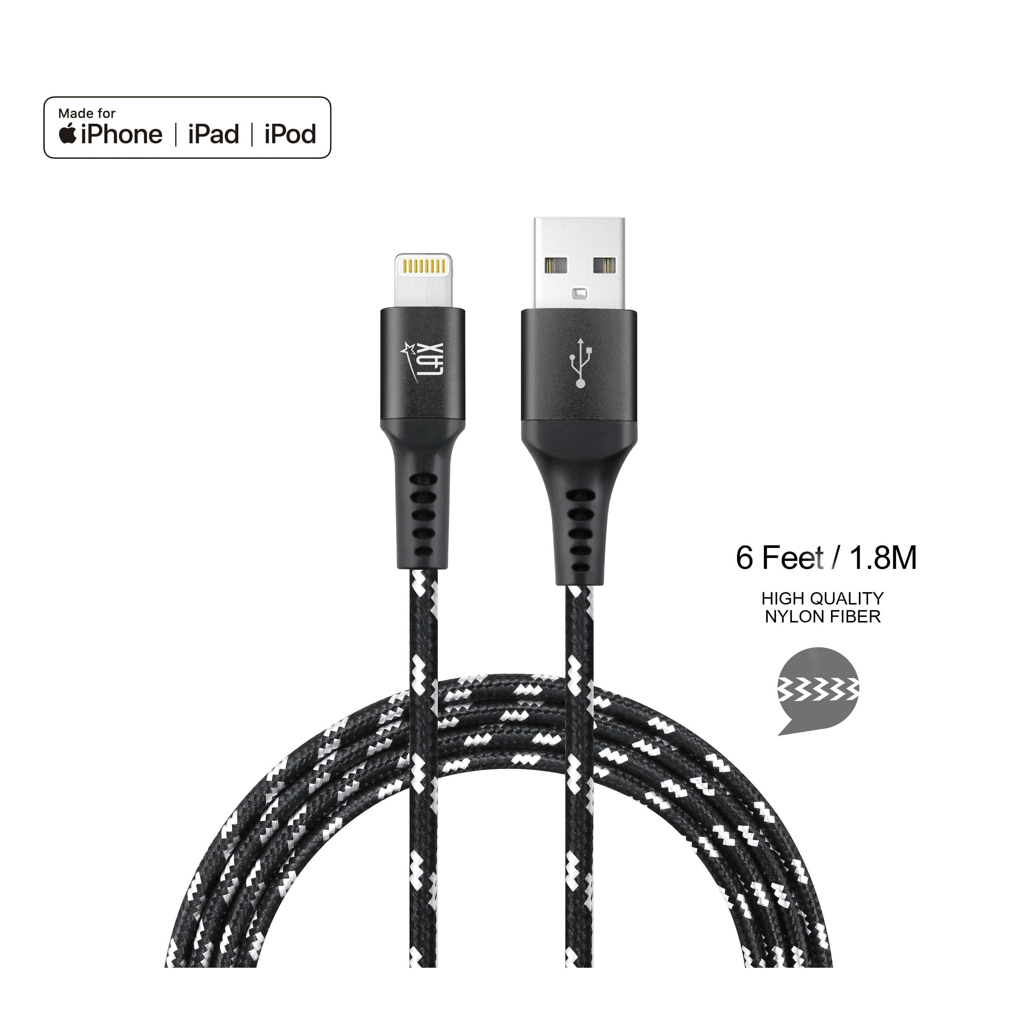 Durable Braided iPhone Compatible Charging Cable