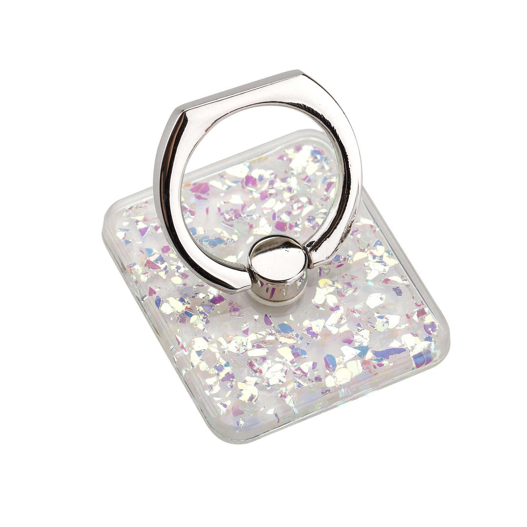 Secure Grip Phone Holder Ring & Stand - 360° Rotation (Glitter Series)