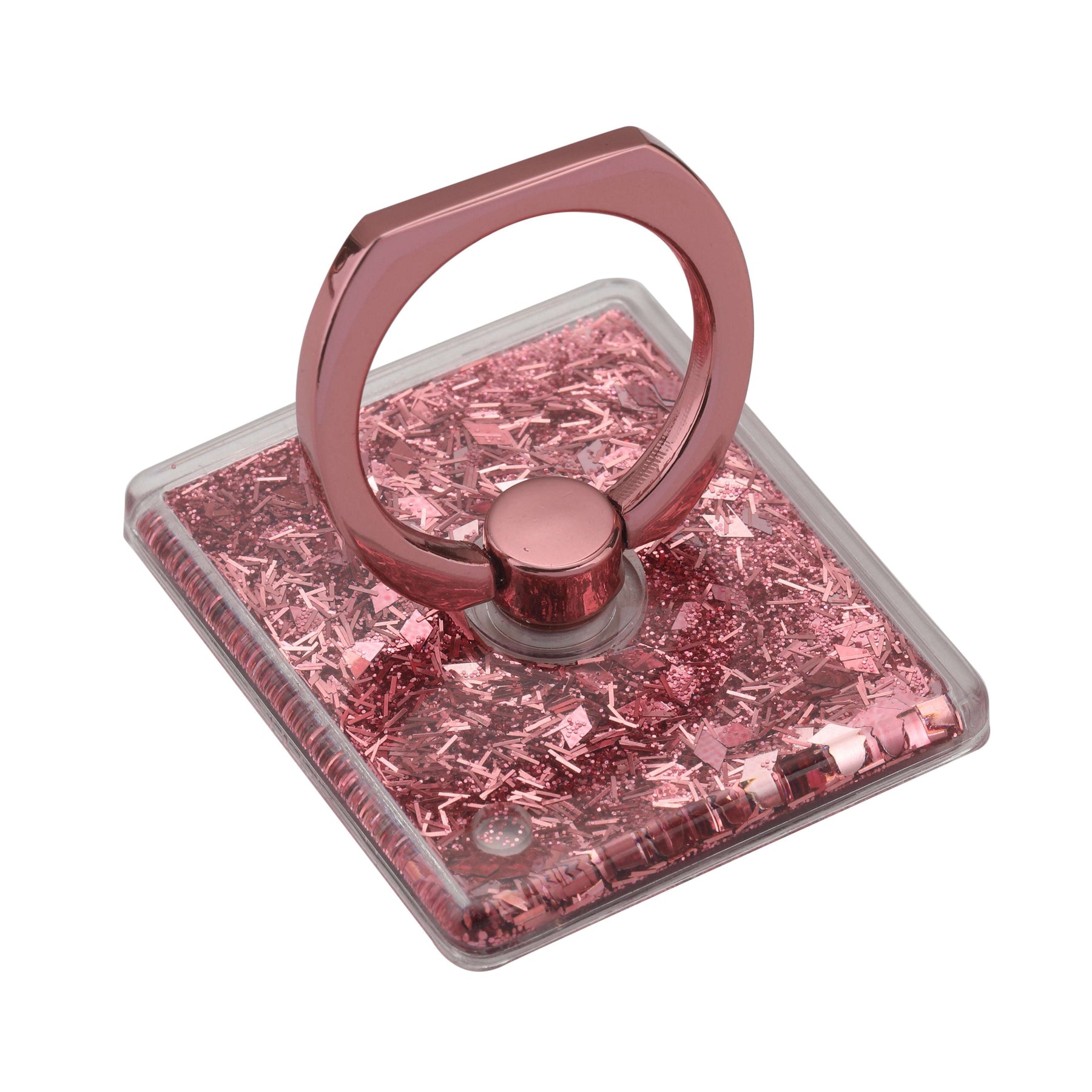 Secure Grip Phone Holder Ring & Stand - 360° Rotation (Glitter Series)