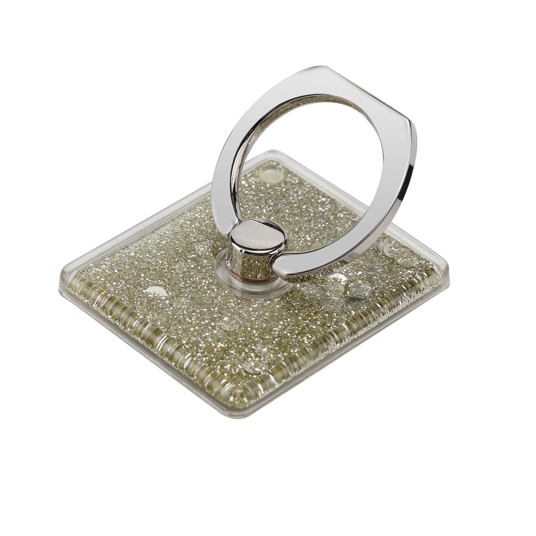 Secure Grip Phone Holder Ring & Stand - 360° Rotation (Glitter Series)