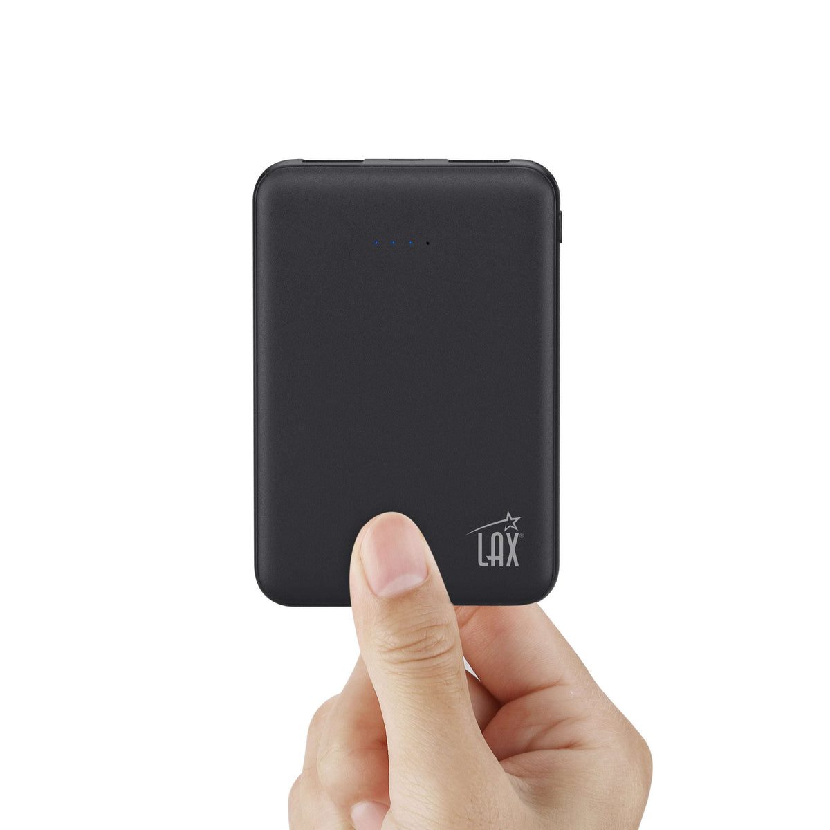 Rubberized 6600 mAh Dual USB Compact Power Bank