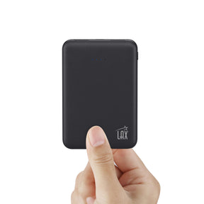 Rubberized 6600 mAh Dual USB Compact Power Bank