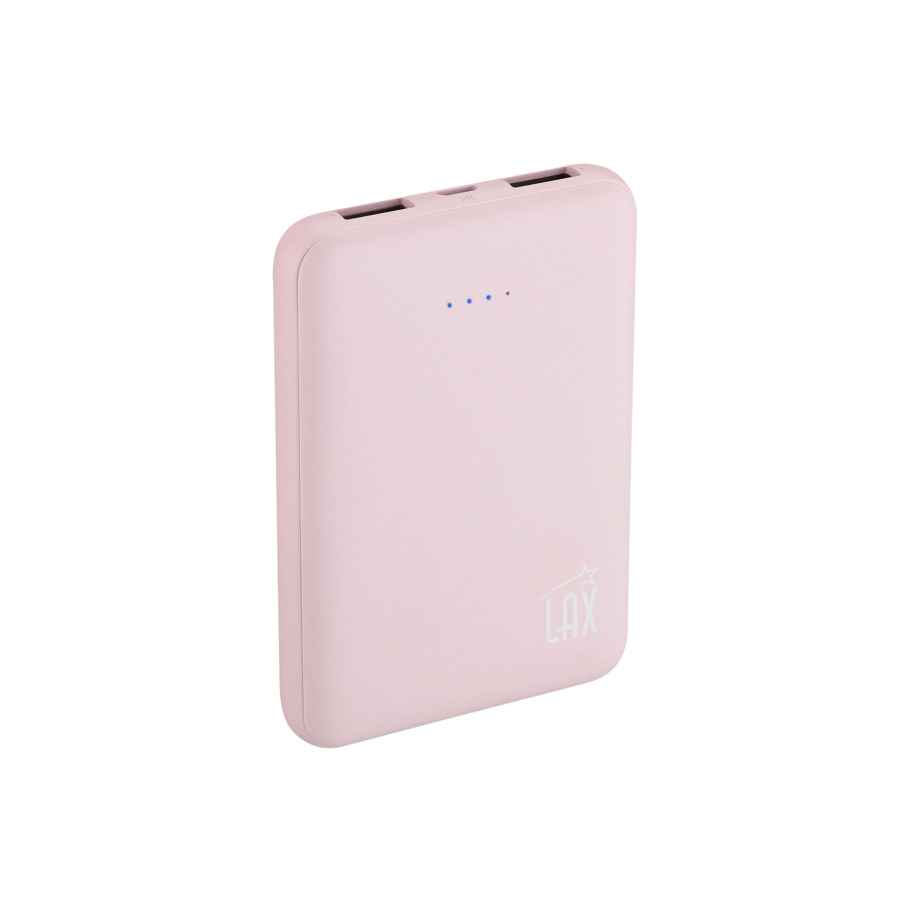 Rubberized 6600 mAh Dual USB Compact Power Bank