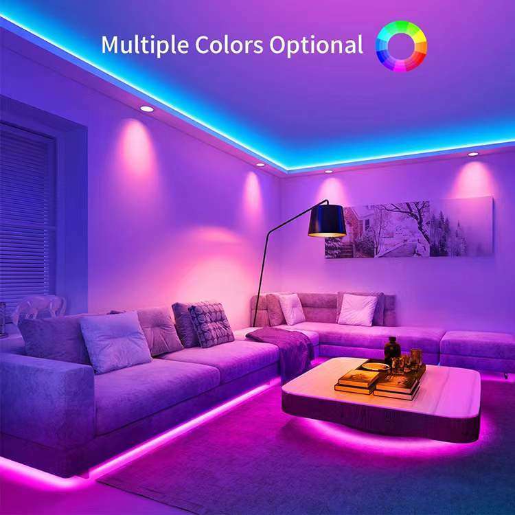 Color Changing USB LED Light Strip with Remote for Gaming