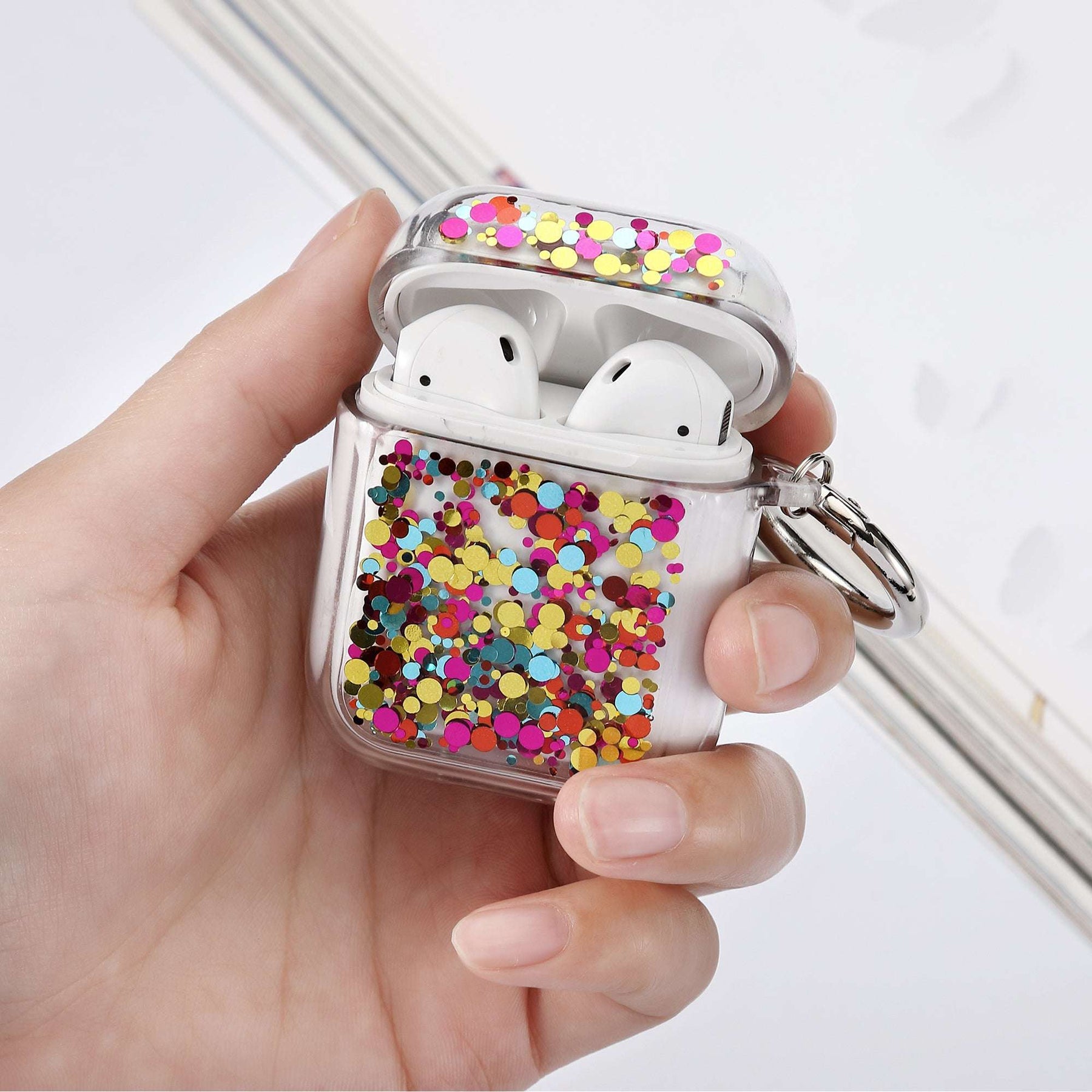 Protective Glitter Cases for Apple Airpods (Gen 1&2)