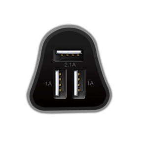 Rapid Charging 3-Port USB Car Charger