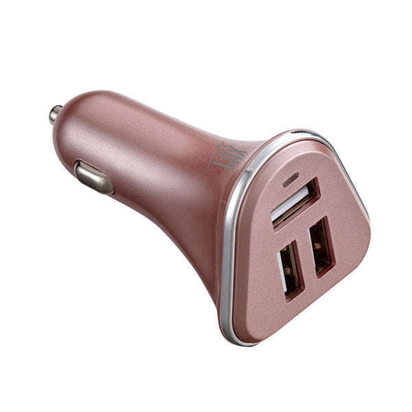 Rapid Charging 3-Port USB Car Charger