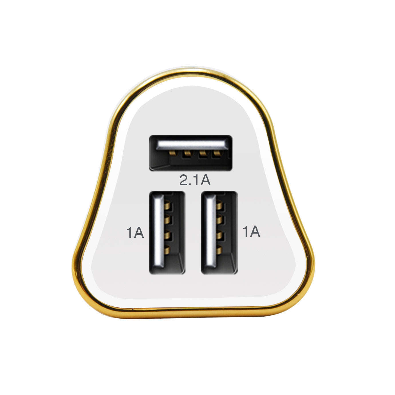Rapid Charging 3-Port USB Car Charger