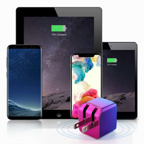 Rapid Charging Dual USB Wall Charger