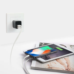 Rapid Charging Dual USB Wall Charger