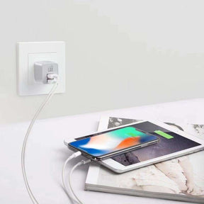 Rapid Charging Dual USB Wall Charger