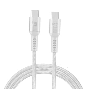 USB-C to USB-C Nylon Fiber Cable (6ft)
